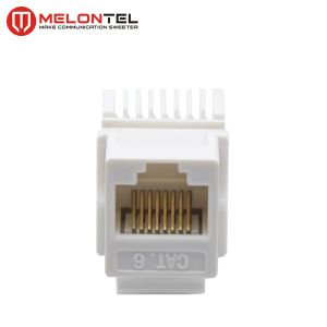 Cat5e Faceplate Shielded Rj45 Connector Toolless Type MT 5105 For Socket