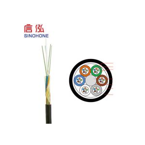 Duct Installation Air Blown Fiber Cable Single Mode Multi Mode 12 Cores