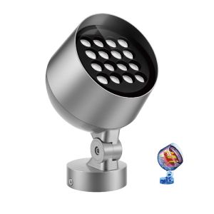 150W Pole Mounted LED Flood Light with Clamp Support DALI 0-10V DMX512 Control