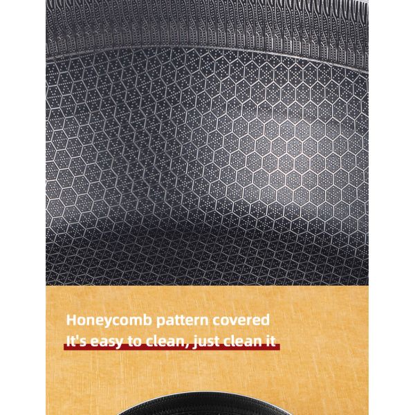 Factory Price 30 Cm Cookware 18/10 Stainless Steel Frypan Non Stick Honeycomb Fry Pans With Stainless Steel Handle