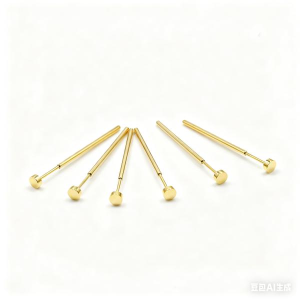 Quality Customized Gold Plated Spring Test Probe with 1.90mm Pitch and 1.35mm/1.40mm Mounting Hole for PCB ICT Testing for sale