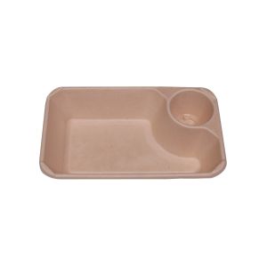 Stripped Round Oval Disposable Plastic Lunch Box Custom With Lid