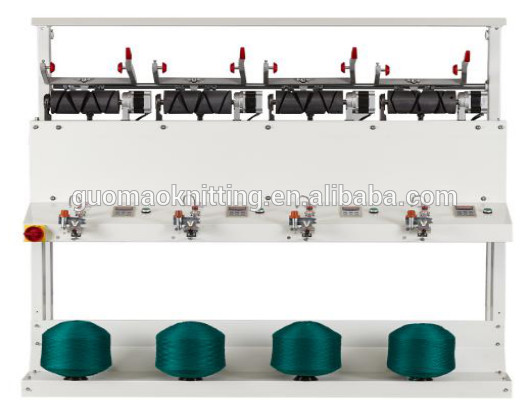 Computer Control 2 Spindle Thread Rewinding Machine