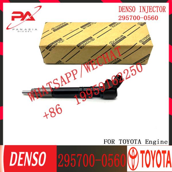 Original Diesel Common Rail Fuel Injector 23670-0E010 295700-0550 23670-0E020 295700-0560 For Toyota Hilux 1GD