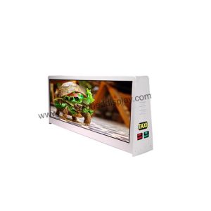 Rooftop LED Taxi Sign Double Sided 40000 Dots / M2 For Car Convenient Moving