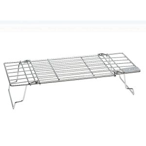 Customized 450mm Diameter Grill Tray Rack Elevated Rectangular