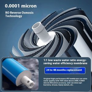 Household Reverse Osmosis Water Purifier Double Outlet Drink Water Filters