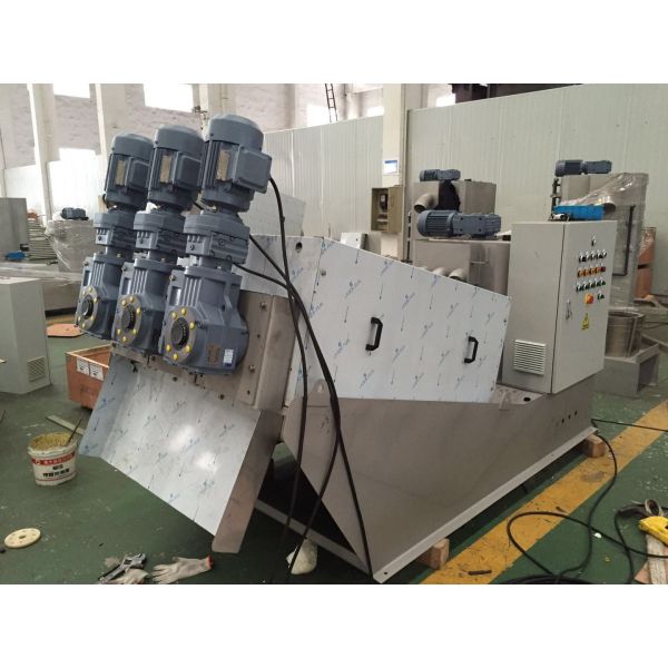 Stainless Steel SS304 Sludge Dewatering Machine , Sludge Dehydrator Coal