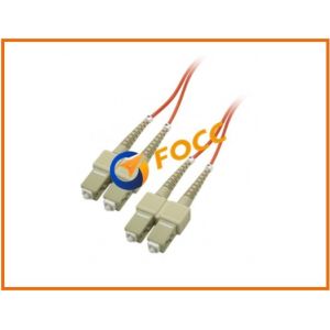 Duplex SC to SC Multimode Fiber Optic Patch Cable Terminated Types For Network