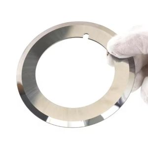 Circular Tungsten Carbide Lithium Battery Slitter Blades with Polished Finish