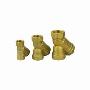 Straight INO10101 3 4 Brass Y Strainers Pipeline 2 X Female Thread Brass