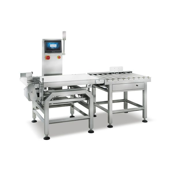 Quality High Precision Bottle Bag Check Weigher Machine 400mm Width for sale