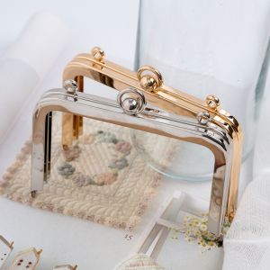 12*9cm O Ring Closure Purse Clutch Frames With Screw Holes