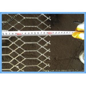 Hot Dipped Galvanised Expanded Metal Mesh , Expanded Stainless Steel Mesh Grill