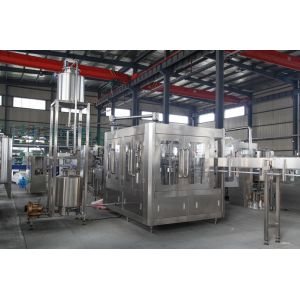 PET Bottle Juice Production Machine Filling Function 3 In 1 Unit PLC Control
