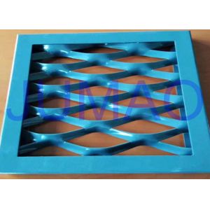 Steel Flexible Architectural Expanded Metal Three Dimensional Panels With Frame