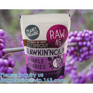 Stand Up Pouch With Resealable Zip lockk And Clear Window, Multi-purpose, small