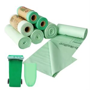 Indoor And Outdoor Recycled Plastic Trash Bags With Star Sealed Closure