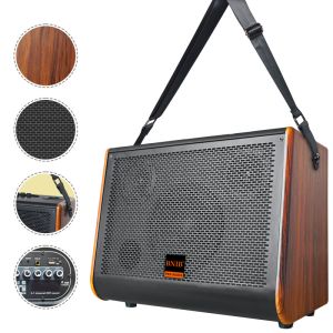 Wholesale 40W 15W*2 Output Wood Portable Bluetooth Speaker With Strap Customized from china suppliers