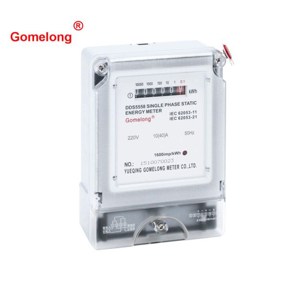 Quality Cheap Price Gomelong DDS5558-YG Single Phase Electronic Kwh Meters for sale