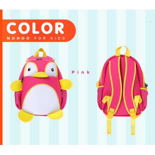 Penguin Design Preschool Animal Backpacks For 1 Year Old Double Shoulder