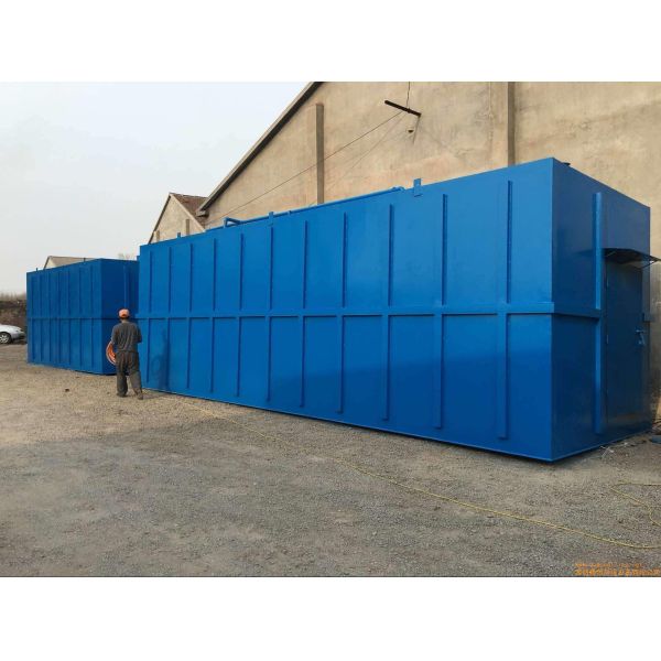 304SS Compact Wastewater Treatment System , 360T/D Containerized Sewage