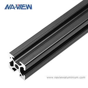Customized Black Aluminium Angle Extrusion Profile