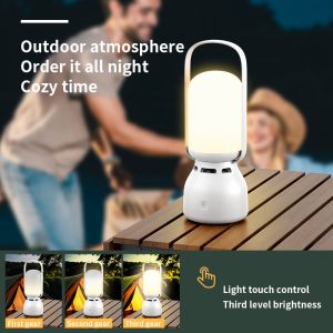 70Hz - 18KHz Bluetooth Speaker Camping Light 5V Outdoor Bluetooth Speaker Light