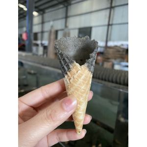 Automatic Ice Cream Cone Making Machine With Schneider PLC Controller