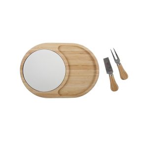 Sustainable Multifunctional Large Bamboo Cutting Board With Containers for