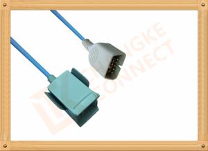 China Nihon Kohden SPO2 Probe Sensor 9 Pin Reusable SpO2 Sensors Pediatric Finger Clip on sale