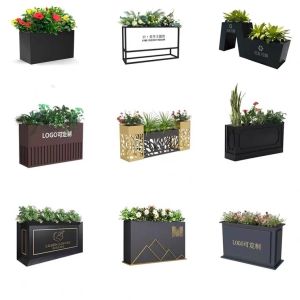 Custom Size Stainless Steel Flowerpot Rust Resistant For Home Or Garden