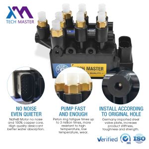 Air Suspension Solenoid Valve Block For Q74M Touareg Cayenne 9Y Bentayga 2017-
