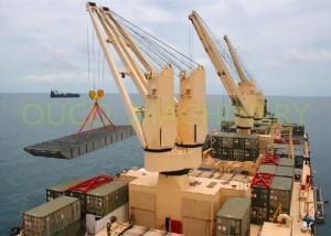 China Vessel Marine Deck Crane High Durability , 20T 30M Cargo Ship Construction Crane on sale