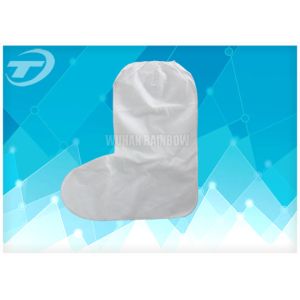 SMS fabric Disposable Shoe Covers boot Dustproof And Waterproof