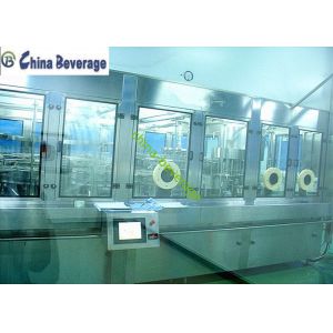 PET Bottled Juice Bottle Filling Machine , Beverage Packaging Machine Apple