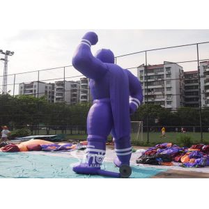 Customized Funny Inflatable Muscle Man For Anytime Fitness Inflatable Advertisin