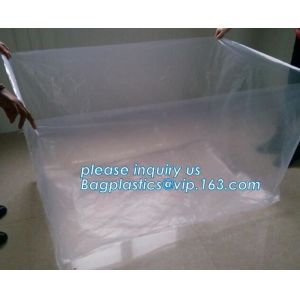 48 x 48 x 96" 1 Mil ldpe Clear Pallet Covers, Eco-friendly Reusable Pallet Wrap