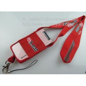Functional stretchable mobile phone pouch lanyards, spandex mobile phone holder