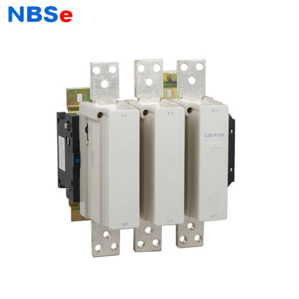 CJX2 F Type LC1-F800 Pole / 4 Pole Magnetic Contactor , Auxiliary Contact Block