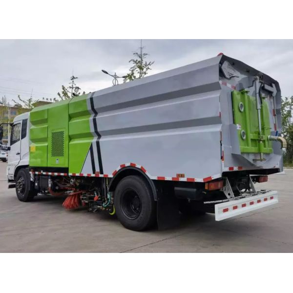 169kw 230hp 12CBM Road Sweeper Truck Diesel Type For Mine Place