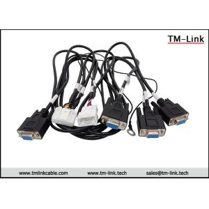 Buy cheap RS232 DB9 D-Sub 9pin female to TE connector customized automotive cable for BYD from wholesalers