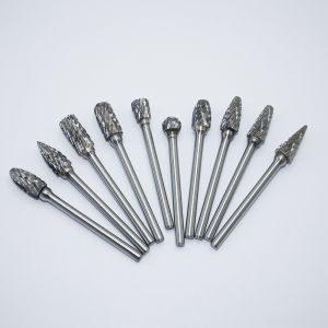 N Type Double Groove Carbide Rotary Burr with 120° Point Angle for High