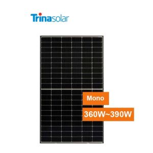 China Trina 120 Cells 380w White Black Backsheet Monocrystalline Solar Panels on sale