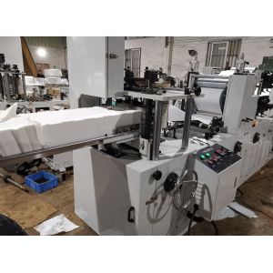 Auto Rectify Roll Slitter , Fully Automatic Napkin Making Machine