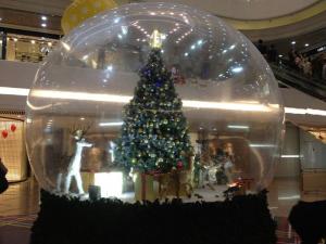 Wholesale Giant Clear PVC Inflatable Advertising Products Snow Ball for Christmas from china suppliers