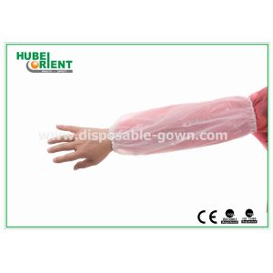 Waterproof 0.04mm PE Disposable Arm Sleeves For Hygienic Application/Free Size