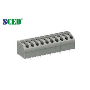 Wholesale Screwless PCB Spring Loaded Terminal Block 5.00mm Pitch 10A 2 Pin - 24 Pin from china suppliers