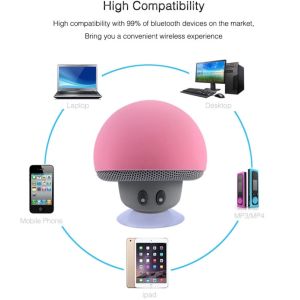 Wireless bluetooth Speaker Portable Mini Speakers Mushroom Waterproof Bass