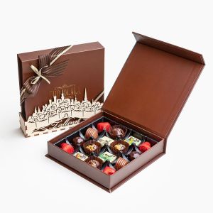 China factory 4pcs chocolate paper color box Luxurious cardboard chocolate box